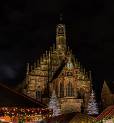 Fototapeta na wymiar old cathedral in Nuremberg