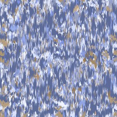 Ikat seamless pattern. Fancy textile design. Vector illustration in ethnic style