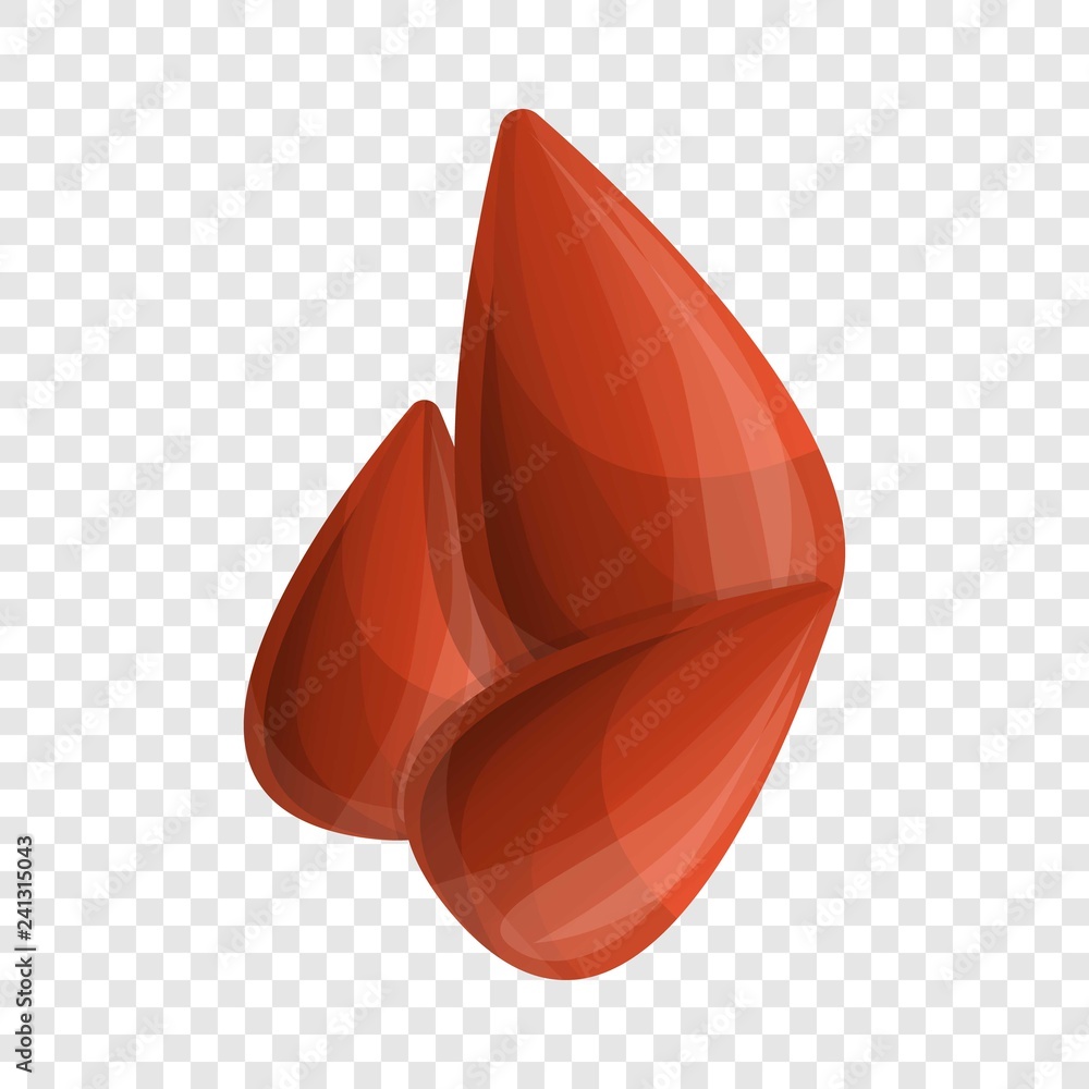 Poster butter nut icon. cartoon of butter nut vector icon for web design for web design