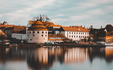 Obraz premium Lent District and the river Drava in Maribor, Slovenia