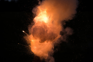 Explosion Knallkörper