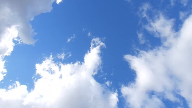 青空と雲（12月）5倍速　微速度撮影
