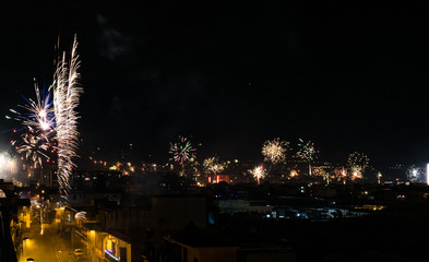 New Year's Eve Fireworks near Naples