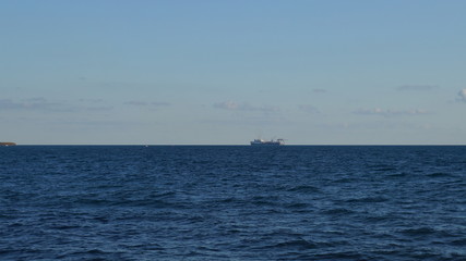 the black sea blue coast sunset