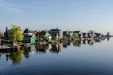 Obraz premium Beautiful houses in Netherland