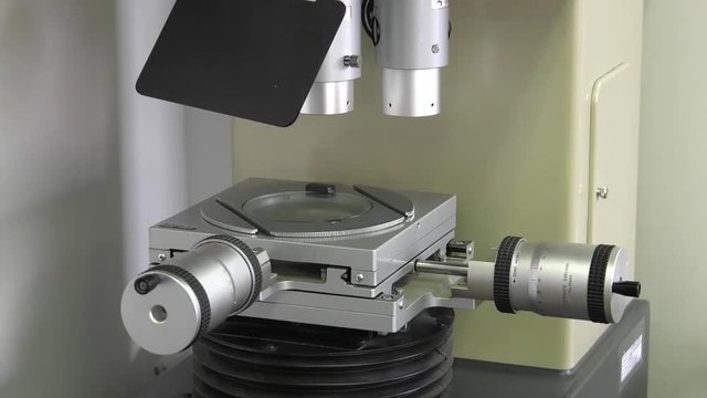 Metallographic research.  Nikon's benchtop optical comparator with enhanced features for improved precision and ease of operation. 
