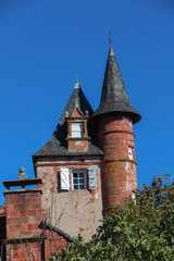 Obraz premium Nouvelle-Aquitaine - Limousin - Corrèze - Collonges-la-Rouge - Manoir ancien du village