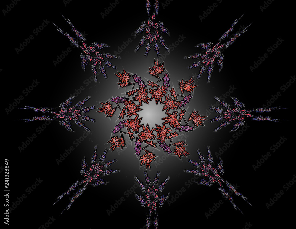Poster abstract fractal color texture. digital art. abstract form & colors. abstract fractal element patter