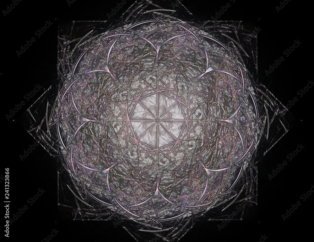 Poster abstract fractal color texture. digital art. abstract form & colors. abstract fractal element patter