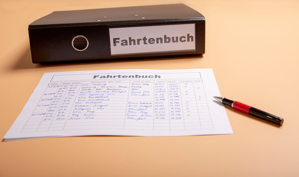 Fahrtenbuch mit Ordner