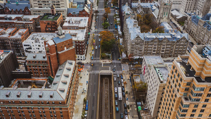 aerial view of Harlem