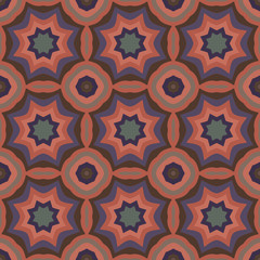 Seamless background pattern with a variety of multicolored lines.