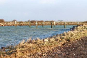 Einfahrt zum Jachthafen von Nordby, Nordseeinsel Fanö, Dänemark