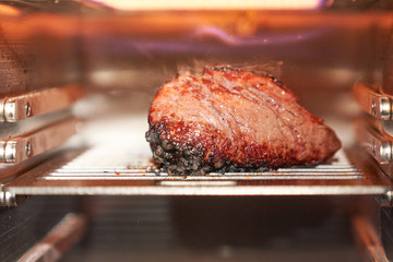 Upper Heat Steak Grill 800 Degree Celsius Flame 