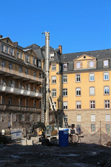 construction site - drilling rig