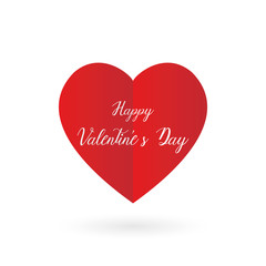 Happy valentine's day heart background, vector, illustration, eps file