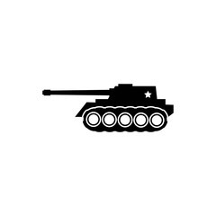 Army tank icon EPS 10 - vector