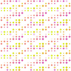 Abstract seamless pattern background with multicolored various rhombuses.