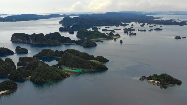 Aerial View of Incredible Islands in Misool, Raja Ampat