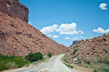 Road in desert, USA
