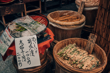 Traditional japanese dishes