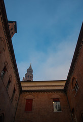 Fototapeta na wymiar Historical centre of Cremona, Italy