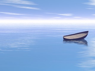 barca con mare calmo