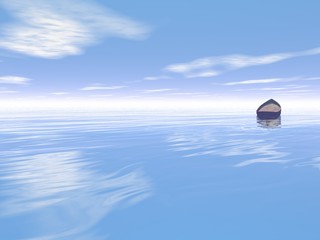 barca  verso il mare