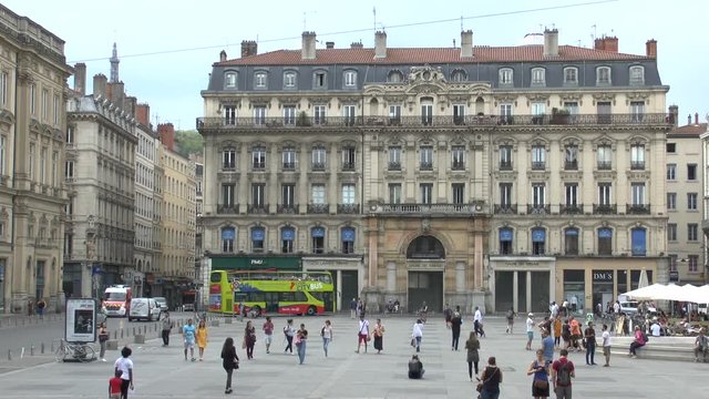 Lyon, France. Place des Terreaux.