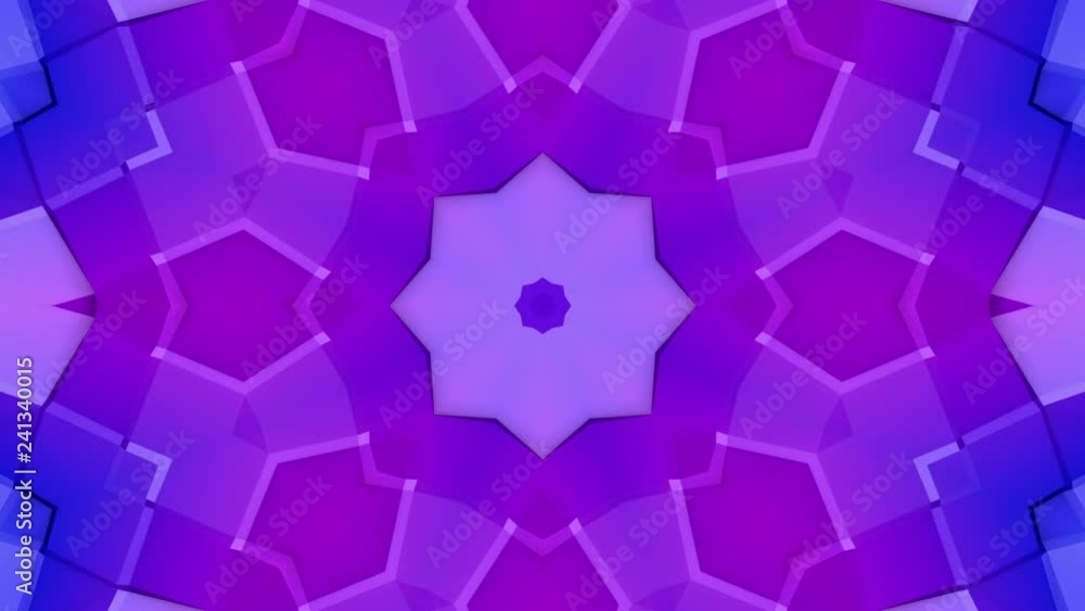 Poster three-dimensional kaleidoscope background. abstract animation. 3d render