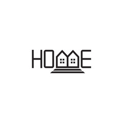 HOME logo letter design