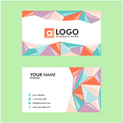 Fototapeta premium business card design vector template