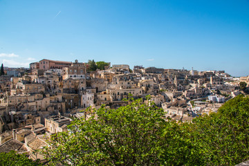 Obraz premium Ancient town of Matera (Sassi di Matera), Basilicata, southern Italy