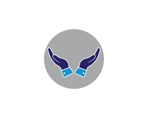 Hand Care Logo Template vector icon