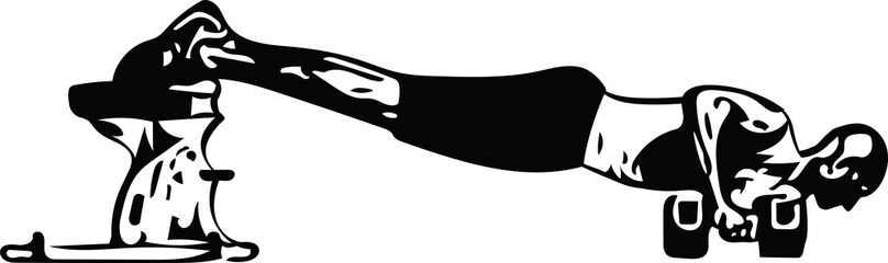 man with barbell doing squats in gym