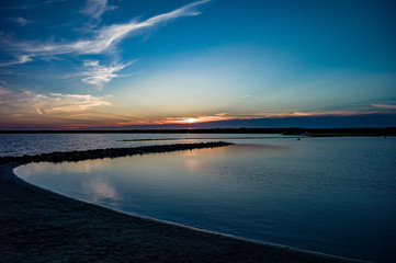 Sonnenuntergang Grevelinger Meer