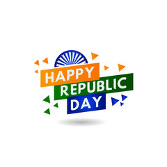 Happy Republic Day Vector Template Design Illustration