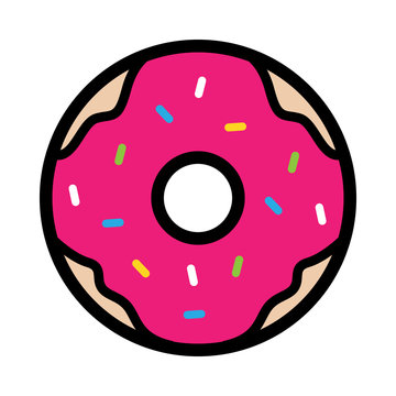 Cartoon Donut Icon