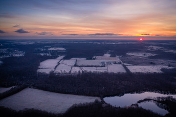 Aerial of Plainsboro New Jersey