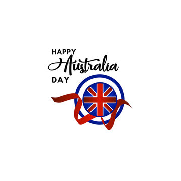 Happy Australia Day Vector Template Design Illustration