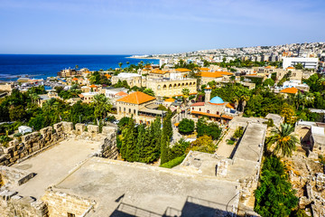 Fototapeta na wymiar Byblos Crusaders Citadel 15