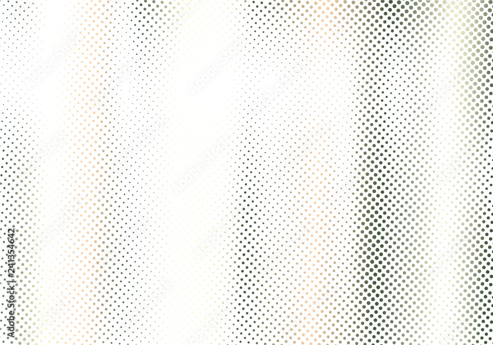 Poster abstract dots stripe halftone effect on white background and texture