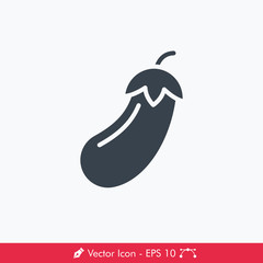 Eggplant Icon / Vector