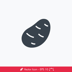 Potato Icon / Vector