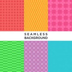 Geometric seamless pattern background collections, use for any purpose