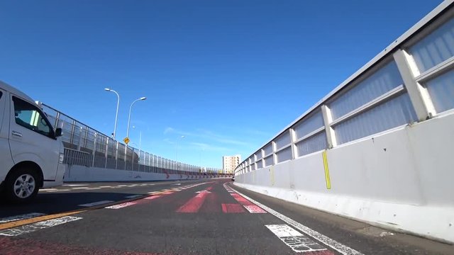 名古屋高速　都心環状線　山王JTCカーブ　ドライブ映像