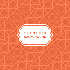 Geometric seamless pattern background use for any purpose