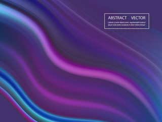 Modern colorful flow poster. Wave Liquid shape color background.