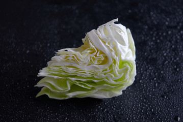 Preparing cabbage for cook