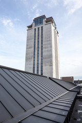 Fototapeta na wymiar book tower in Ghent